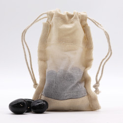 10x Malé Bavlnené Vrecká s Okienkom - 10x15cm