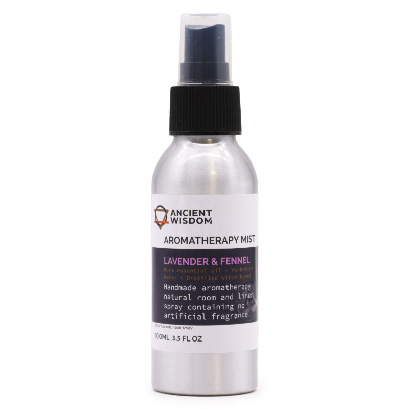 100ml Rozprašovač s Esenciálnymi Olejmi - Levanduľa & Fenikel
