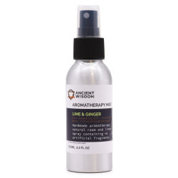 100ml Rozprašovač s Esenciálnymi Olejmi - Limetka & Zázvor