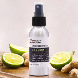 100ml Rozprašovač s Esenciálnymi Olejmi - Limetka & Zázvor