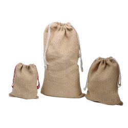 10x Stredné Jutové Vrecia - 240x300mm