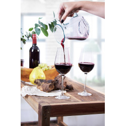 Roztavené Sklo na Dreve - Karafa