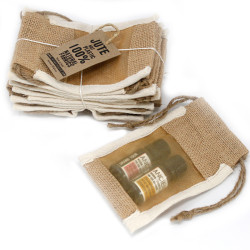 10x Malé Jutové Vrecká - 10x15cm