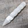 Selenitový Špirálový Prútik - 16 cm s Hrotom