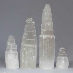 Prírodná selenitová veža- 5 cm