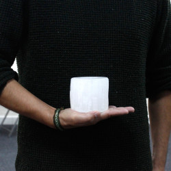 Selenitový Svietnik - Valec - 8 cm