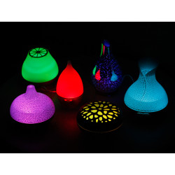 Ibiza Difúzor - Chrómový Efekt - USB kábel - Meniace Farby