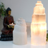 Prírodná Selenitová Lampa - 25 cm