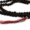 3x 108 Rudraksha Mala - Tmavý