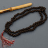 3x 108 Rudraksha Mala - Tmavý