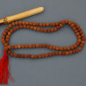 3x 108 Rudraksha Mala - Hnedý