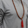3x 108 Rudraksha Mala - Hnedý