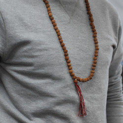 3x 108 Rudraksha Mala - Prírodný