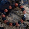 6x Rudraksha Mala Buddha Náramok - Mix