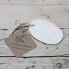 6x Prírodné Lufa Peeling Špongie - Škrabka Ovál