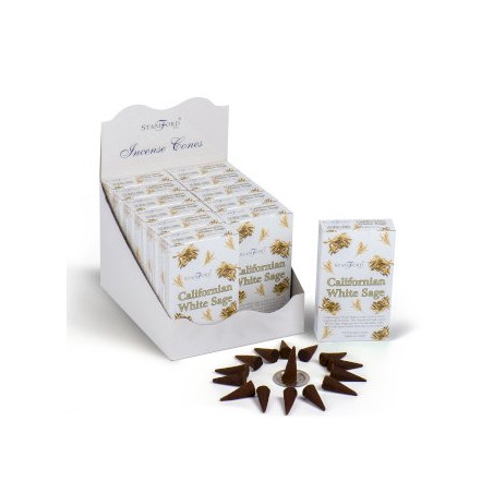 12x Vonné Kužele - Biela Šalvia