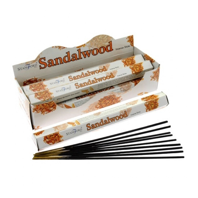 6x Vonné Tyčinky Stamford Premium - Santalové Drevo