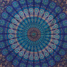 Dvojlôžková Bavlnená Prikrývka na posteľ - Mandala