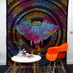 Dvojlôžková Bavlnená Prikrývka na posteľ - Hlava Slona