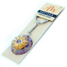 Orgonitový Prívesok na Kľúče - Amethyst - Srdiečková Mandala