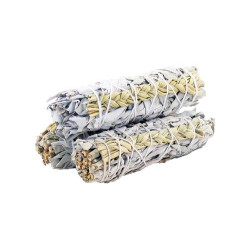 Vykurovacie Zväzky - Biela Šalvia a Sladká Tráva 10cm