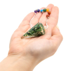Orgonitová Chakra Kyvadlá - Zelený Aventurín