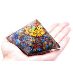 Orgonit Pyramída - Om Čakra - 70 mm