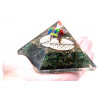Orgonit Pyramída - Zelený Aventurín a Kvet Života - 70 mm