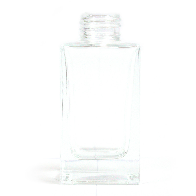 6x Štvorcová Vysoká Fľaša na Difúzor - Čistá - 100 ml
