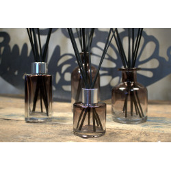 6x Oválna Fľaša na Difúzor - Jantárová - 50 ml