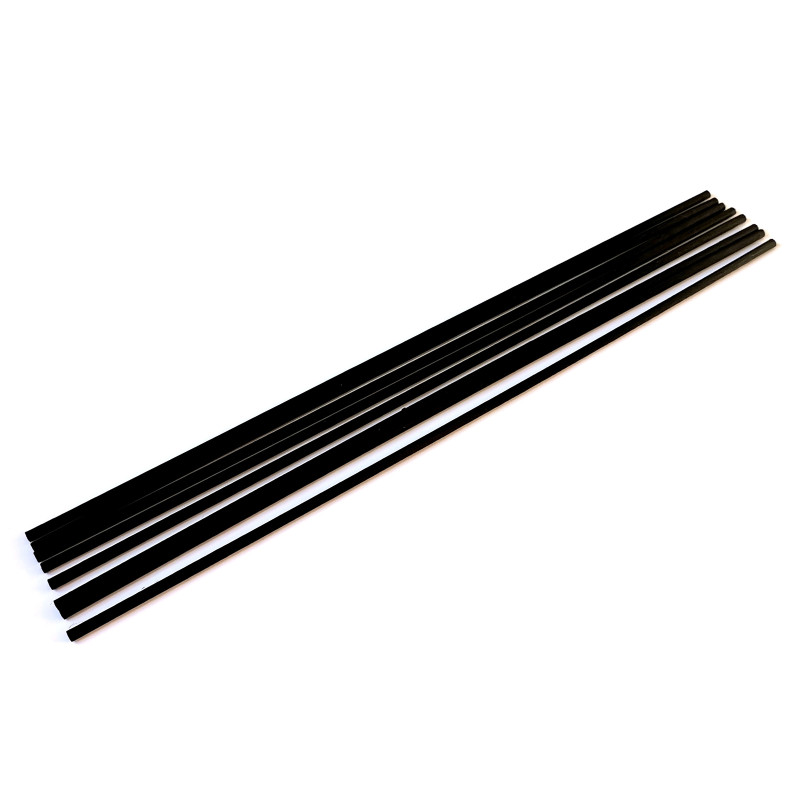 250x Čierne Difúzne Tyčinky - 25cm x 3mm