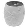 4x Klasická Biela Aroma Lampa - Rôzne Dizajny s Anjelmi