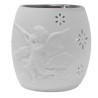 4x Klasická Biela Aroma Lampa - Rôzne Dizajny s Anjelmi