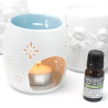 4x Klasická Biela Aroma Lampa - Rôzne Dizajny s Anjelmi