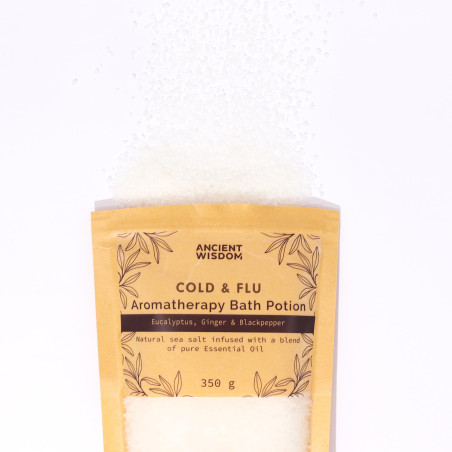 5x Aromaterapeutická Soľ do Kúpeľa 350g - Prechladnutie a Chrípka