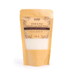 5x Aromaterapeutická Soľ do Kúpeľa 350g - Prechladnutie a Chrípka