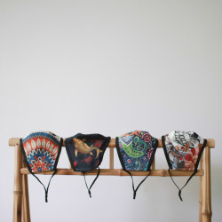 3x Ochranné Rúška na Tvár- Zlaté Listy (Dospelý)