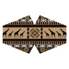 3x Ochranné Rúška na Tvár- Africký Tribal (Dospelý)
