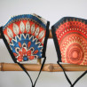 3x Ochranné Rúška na Tvár- Oranžová Mandala (Dospelý)