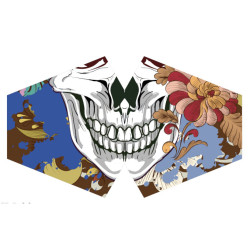 3x Ochranné Rúška na Tvár- Farebná Lebka (Dospelý)