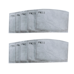 12x PM2.5 Ochranné Rúška na Tvár - Filter (Dospelý)
