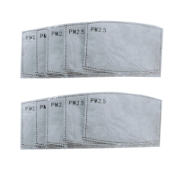 12x PM2.5 Ochranné Rúška na Tvár - Filter (Detské)