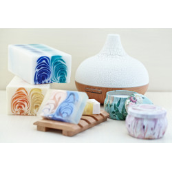 Ručne Vyrobené Mydlo 1.2kg - Jazmín & Zelený Čaj