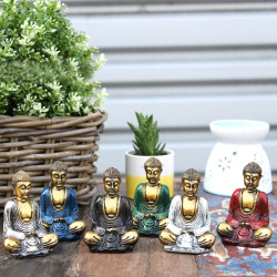 6x Zlatý Mini Buddha (Rôzne Farby)