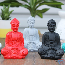 6x Matný Mini Budha (Rôzne Farby)