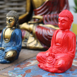 6x Matný Mini Budha (Rôzne Farby)