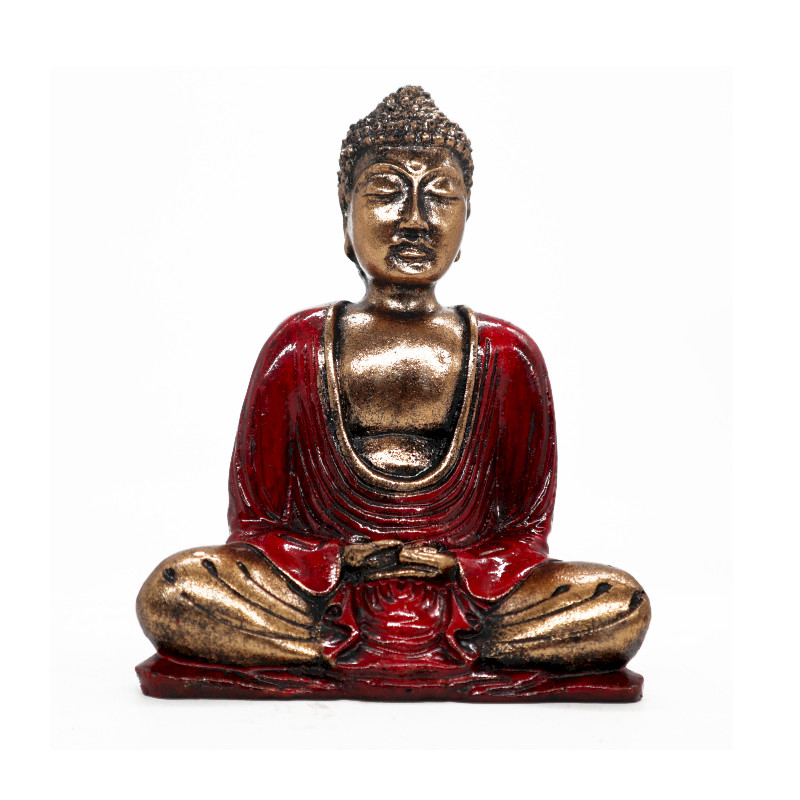 Červený & Zlatý Buddha - Stredný