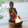 Buddha Svietnik - Červený - Stredný