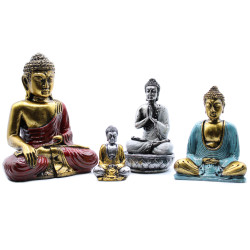 Červený & Zlatý Buddha - Veľký