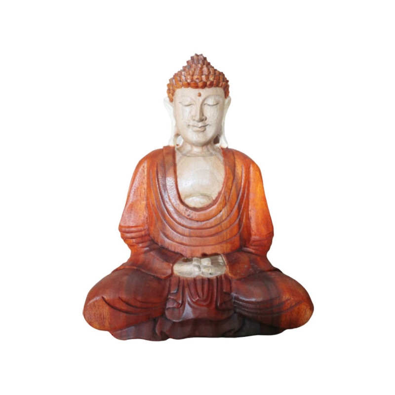 Ručne Vyrezávaná Socha Budhu - Ruky Dole - 30cm